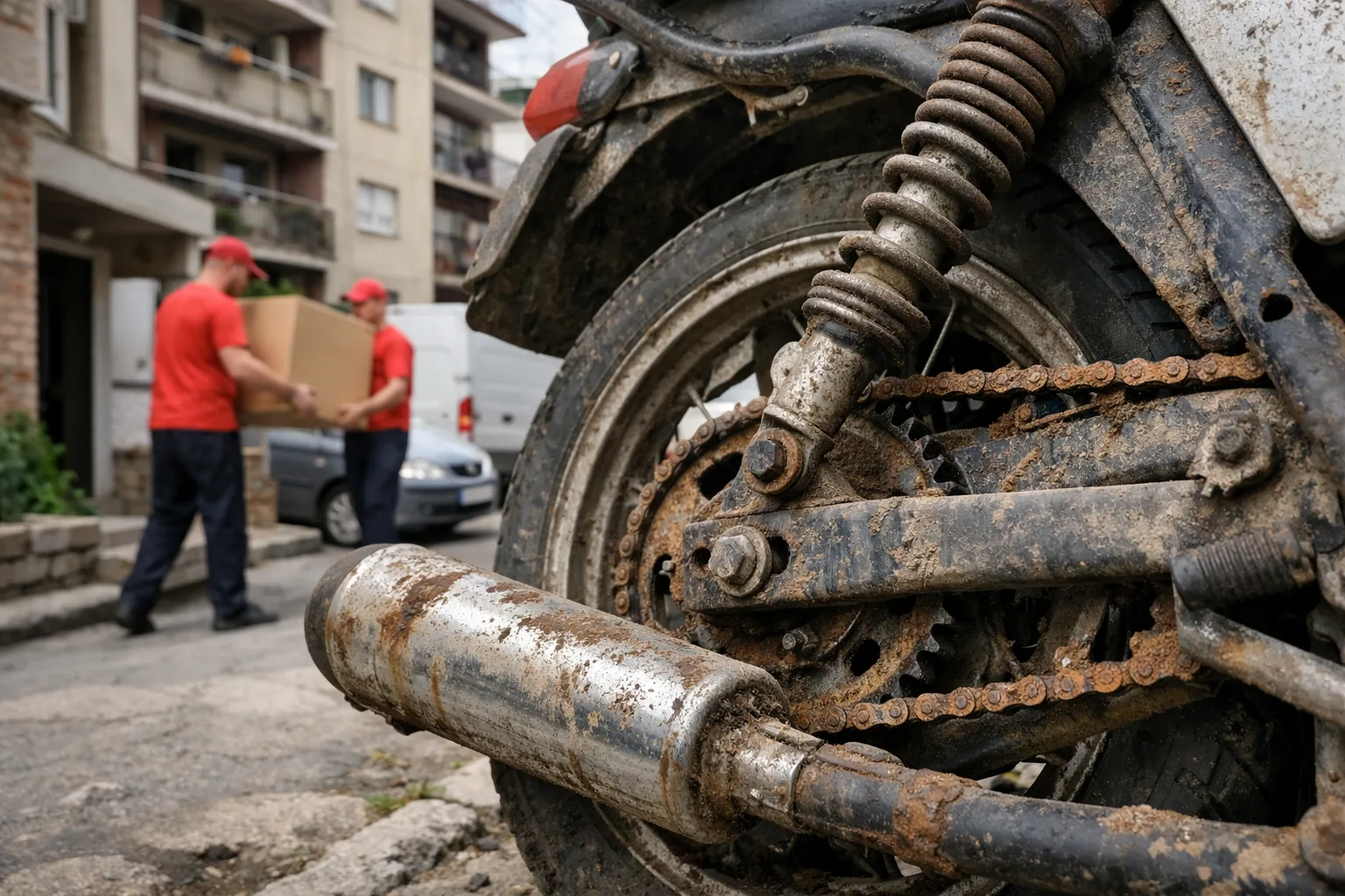 Kako spakovati motocikl za skladište?