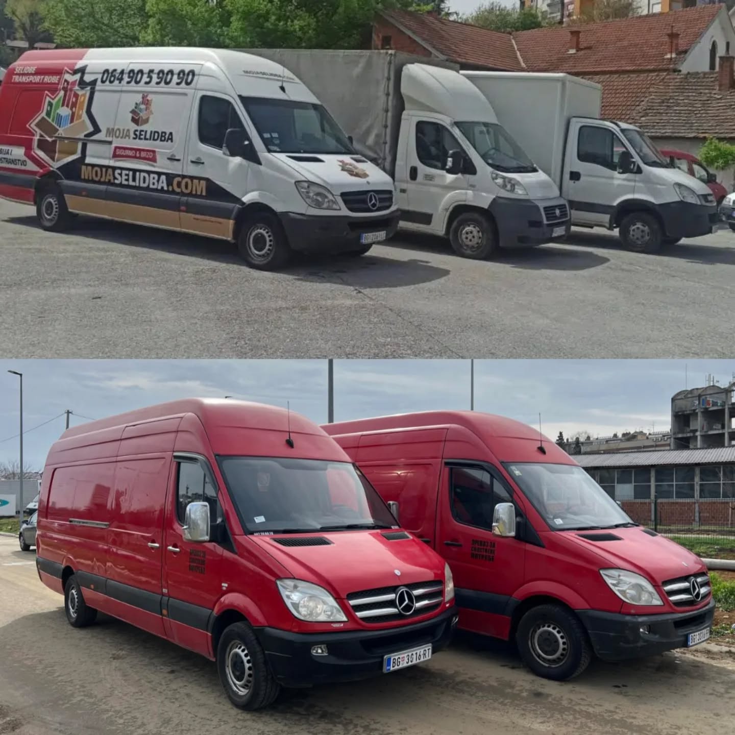 Naša flota – naša snaga! 🚚 Moja Selidba raspolaže vozilima spremnim za svaki izazov – od gradske do međugradske selidbe, stanova, firmi i specijalnih ter…